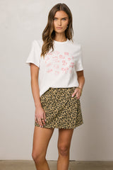 Brooks Leopard Wrap Skort - Final Sale