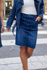 Nia Midi Denim Skirt - FINAL SALE