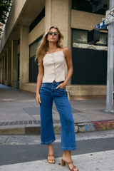Helaina Button Front Top - Final Sale