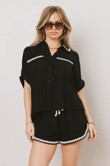 Kiana Embroidered Shorts - Final Sale
