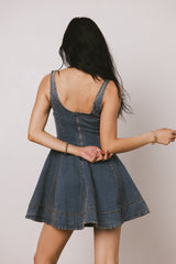 Bennett Denim Mini Dress - Final Sale