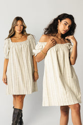 Drew Striped Babydoll Dress - FINAL SALE