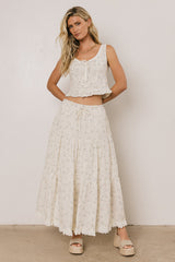 Eileen Floral Maxi Skirt - Final Sale