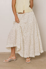 Eileen Floral Maxi Skirt - Final Sale