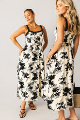 Zora Floral Midi Dress - FINAL SALE