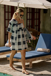 Alba Button Up in Navy - FINAL SALE