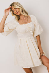 Parker Embroidered Mini Dress - FINAL SALE