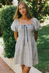 Arlet Smocked Mini Dress - Final Sale