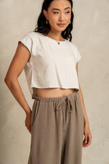 Lottie Striped Blouse - Final Sale