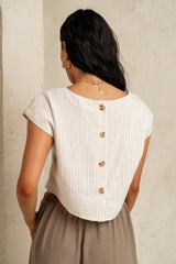 Lottie Striped Blouse - Final Sale