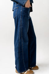 Kate Wide Leg Jeans In Dark Wash - Final Sale