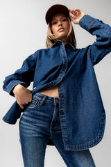 Maddy Oversized Button Up - FINAL SALE
