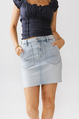 Kyra Denim Mini Skirt - FINAL SALE