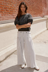 Rory Contrast Top In Black - Final Sale