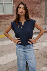 Aylin Sweater In Navy - Final Sale