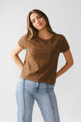 Olivia Leopard Top - Final Sale