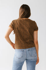 Olivia Leopard Top - Final Sale