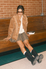 Sarah Corduroy Jacket In Camel - Final Sale