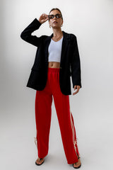 Crystal Blazer In Black - Final Sale