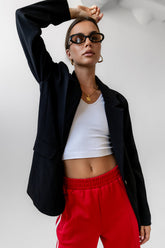 Crystal Blazer in Black - FINAL SALE