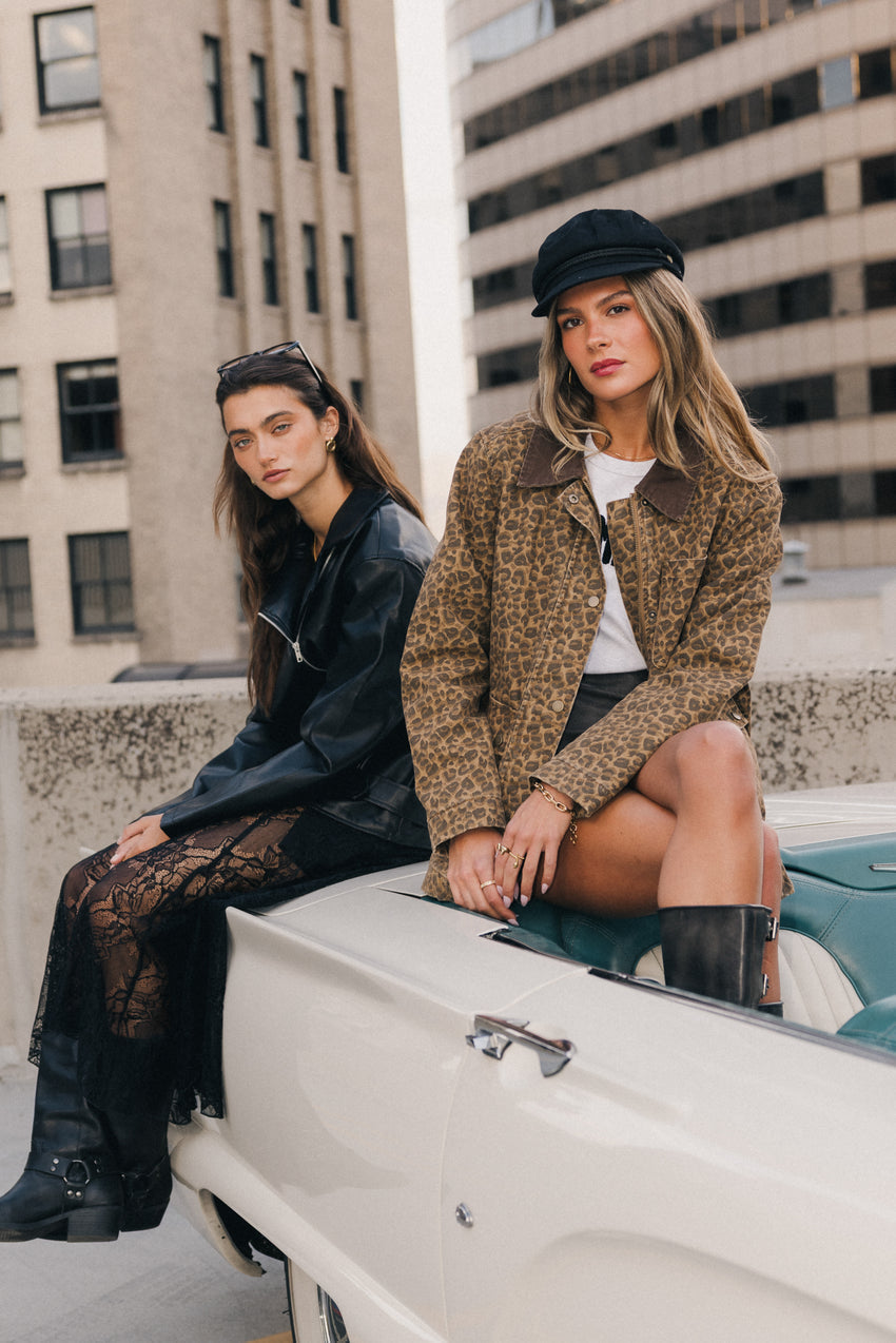 Karson Leopard Jacket - FINAL SALE