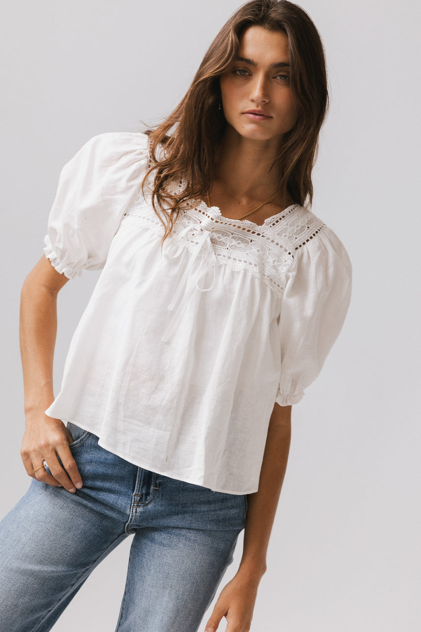 Tatum Lace Blouse - FINAL SALE