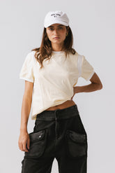 Emma Contrast Top in Yellow - FINAL SALE