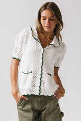 Jaida Contrast Knit Top - FINAL SALE