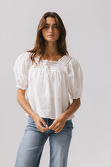 Tatum Lace Blouse - Final Sale