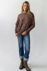 Daphne Knit Sweater In Brown - Final Sale