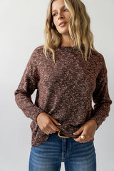Daphne Knit Sweater in Brown - FINAL SALE