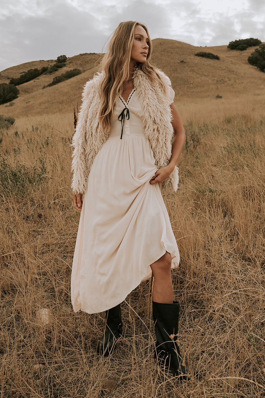 Kaydence Maxi Dress in Cream - FINAL SALE