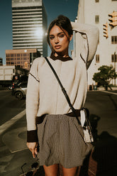 Junie Contrast Sweater - FINAL SALE