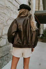 Siena Vegan Leather Jacket - Final Sale