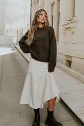Everly Satin Midi Skirt - FINAL SALE