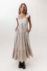 Salome Gingham Maxi Dress - FINAL SALE
