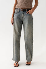 Marshall Straight Leg Vintage Jeans in Light Wash - FINAL SALE