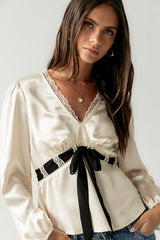 Margot Satin Blouse - FINAL SALE