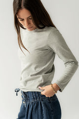 Makayla Shirt in Grey - FINAL SALE