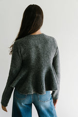 Ally Peplum Sweater - Final Sale