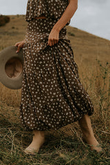 Victoria Bubble Maxi Skirt - Final Sale