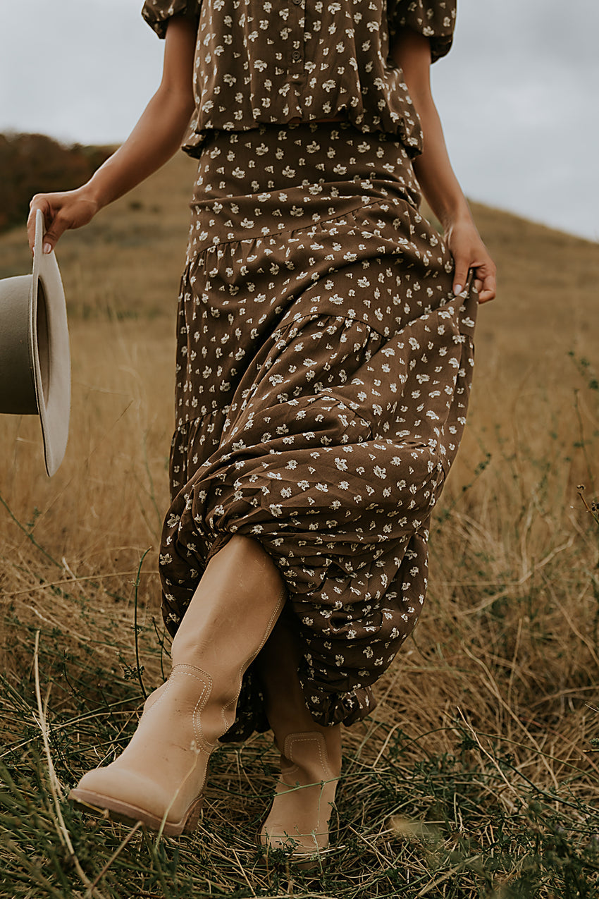 Victoria Bubble Maxi Skirt - FINAL SALE