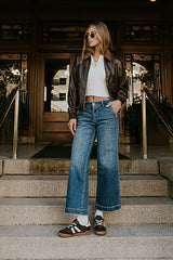 Siena Vegan Leather Jacket - Final Sale