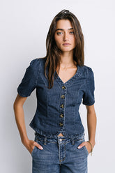 Sadie Denim Button Up - FINAL SALE