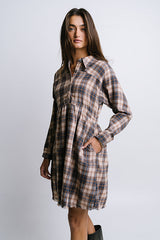 Karrie Plaid Mini Dress - FINAL SALE