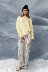 Jones Knit Sweater In Yellow - Final Sale