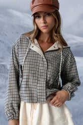 Ross Plaid Jacket in Olive - FINAL SALE