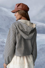 Ross Plaid Jacket In Olive - Final Sale