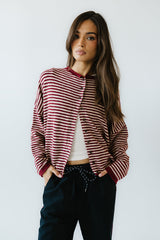 Lola Striped Sweater in Red - FINAL SALE