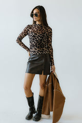 Kelsey Vegan Leather Mini Skirt - Final Sale